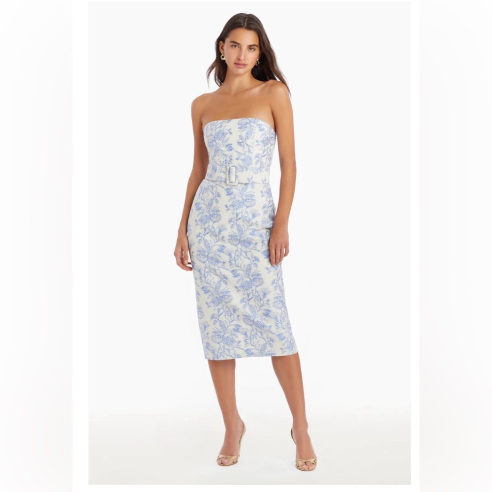 FAE MIDI DRESS IN TOILE BROCADE